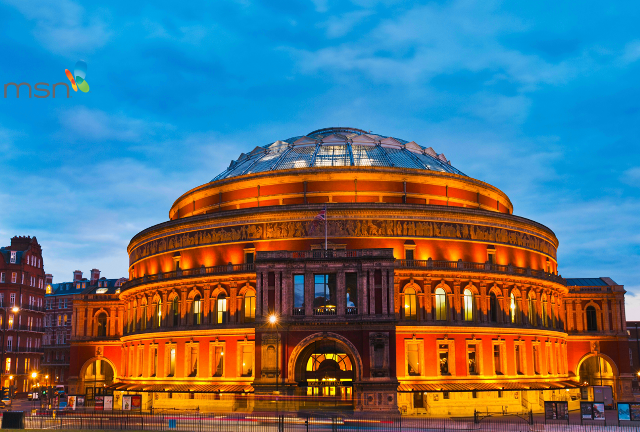 Large building dome night sky free wallpaper - medium preview image