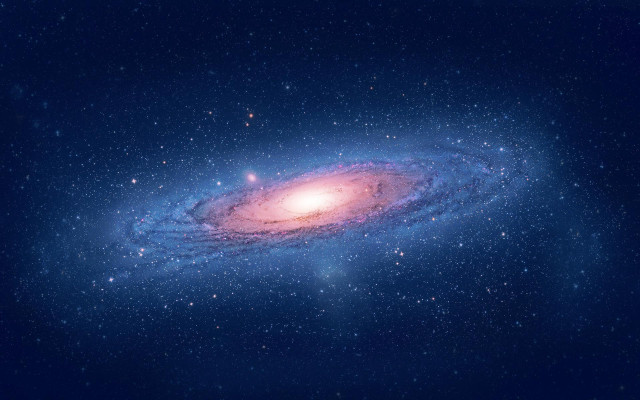 Spiral sky stars galaxy aurora free wallpaper - medium preview image