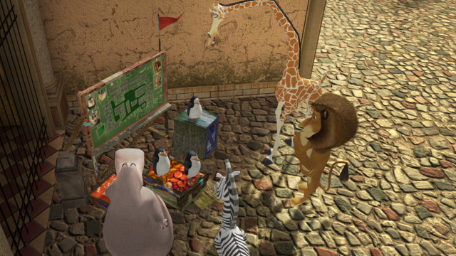 Giraffe monkey zoo sign signboard free wallpaper - medium preview image