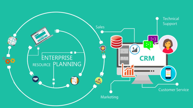 Enterprise planning process diagram icons free wallpaper - medium preview image