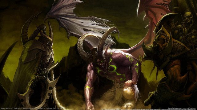 Demon horns painting heads artwork free wallpaper - medium preview image