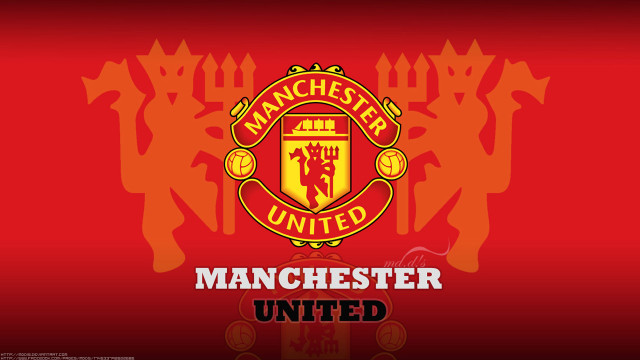 Manchester united logo red background #4 free wallpaper - medium preview image
