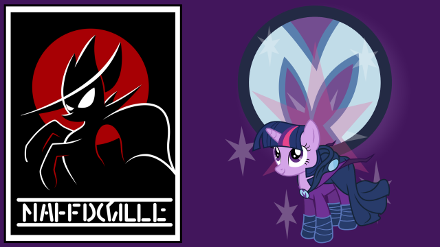 Cartoon character purple background red free wallpaper - medium preview image