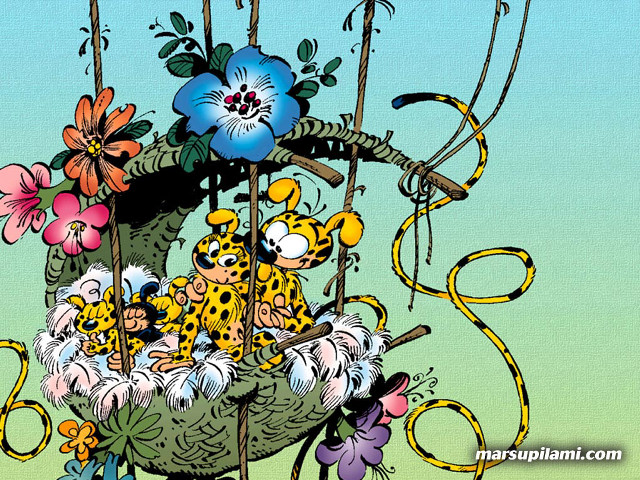 Basket flowers birds blue sky free wallpaper - medium preview image