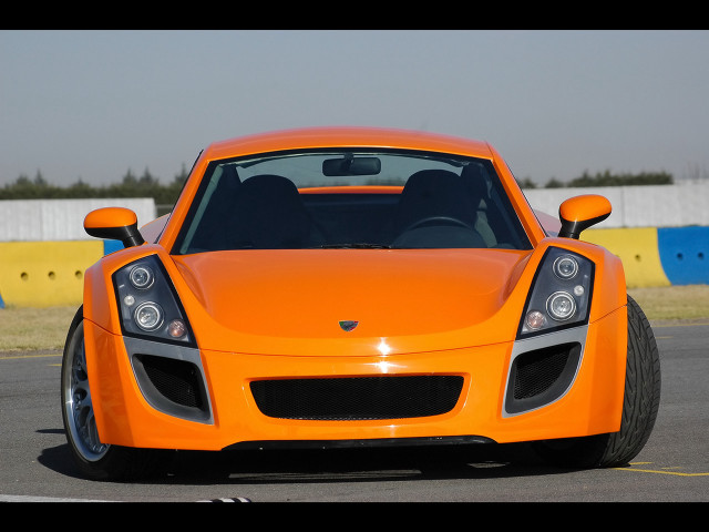 Bright orange sports car yellow #2 free wallpaper - medium preview image