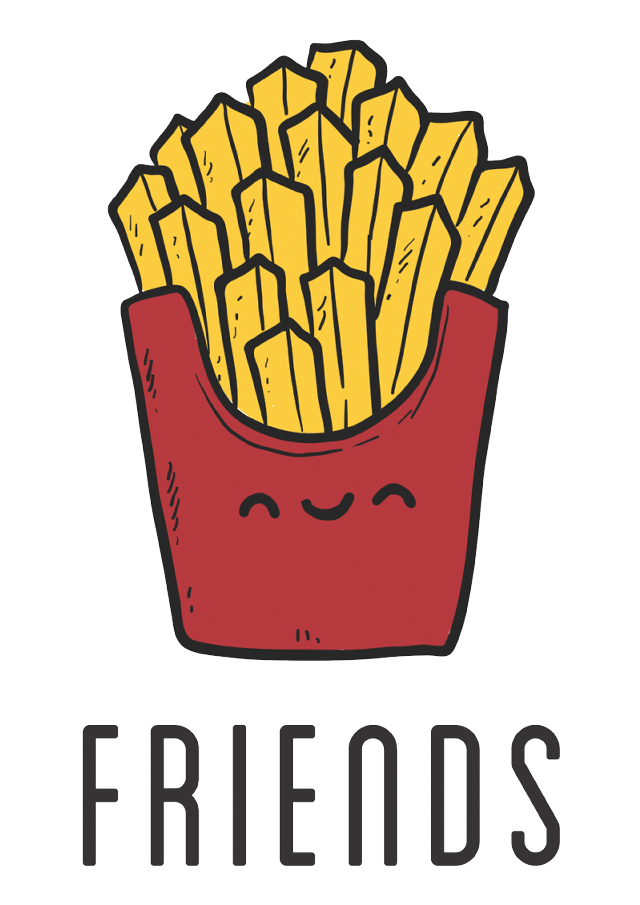 Red container fries white background free wallpaper - medium preview image