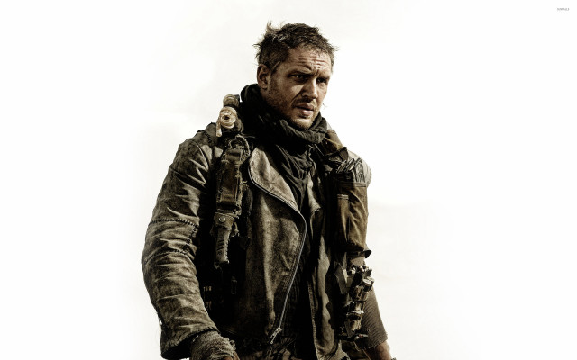 Man leather jacket gun knife free wallpaper - medium preview image
