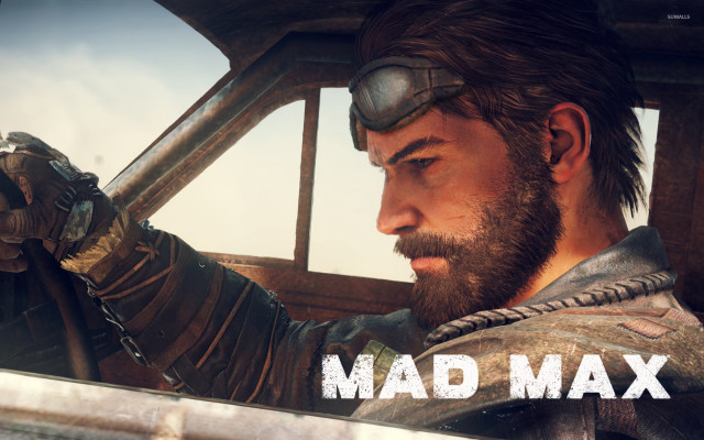 Mad max bearded man car free wallpaper - medium preview image