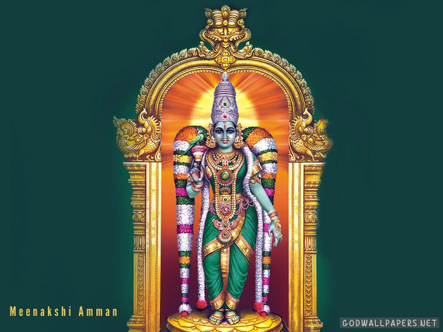 Statue god golden frame green free wallpaper - medium preview image
