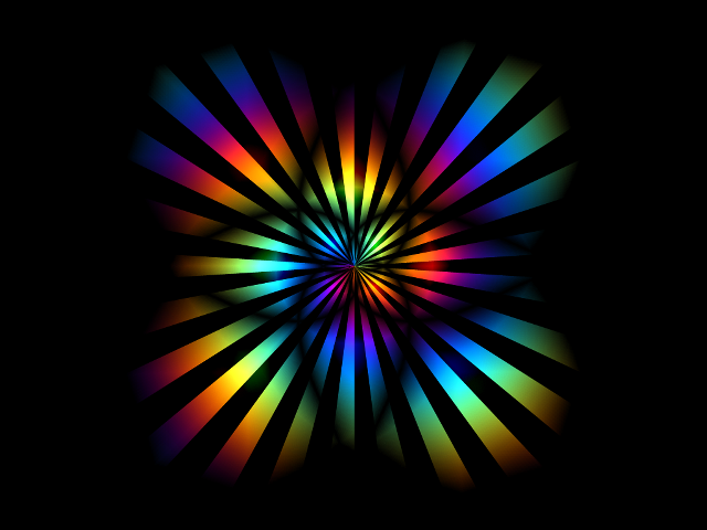 Colorful abstract background black rainbow #2 free wallpaper - medium preview image
