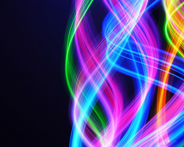 Colorful abstract background lines curves #3 free wallpaper - medium preview image