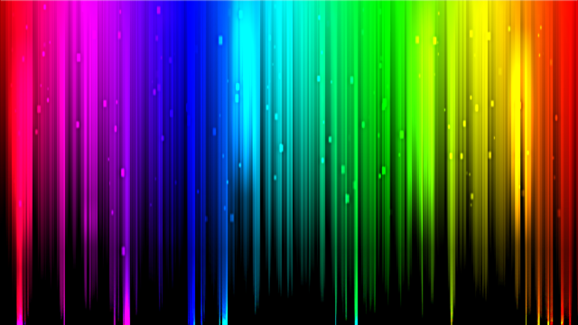 Rainbow colored black background white free wallpaper - medium preview image