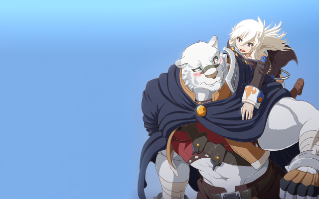 Anime couple characters blue sky free wallpaper - medium preview image