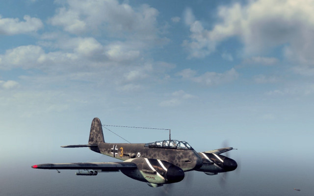 Plane ocean cloudy day cockpit free wallpaper - medium preview image