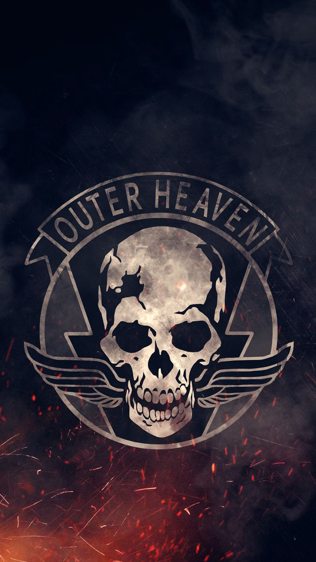 Skull helmet outer heaven smoke free wallpaper - medium preview image