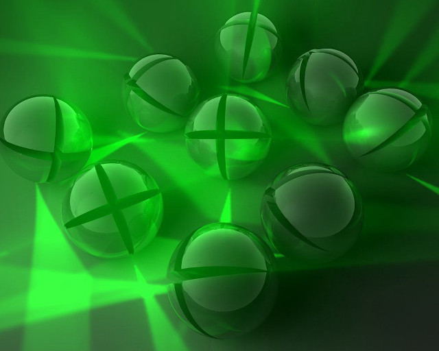Balls green light cross black free wallpaper - medium preview image