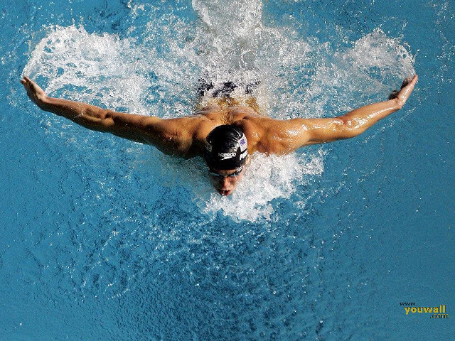 Man swimming pool hat cap free wallpaper - medium preview image