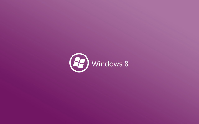 Purple background windows8 logo white free wallpaper - medium preview image