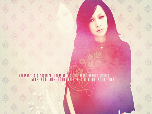 Woman wall quote force cheerful free wallpaper - medium preview image