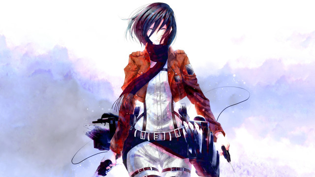 Red jacket gun aya goda free wallpaper - medium preview image
