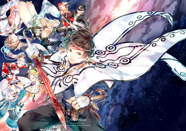 Anime characters swords wings sky free wallpaper - medium preview image