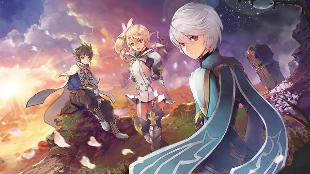 Group people hill sky clouds free wallpaper - medium preview image