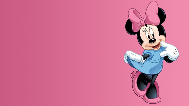 Cartoon character pink bow background free wallpaper - medium preview image