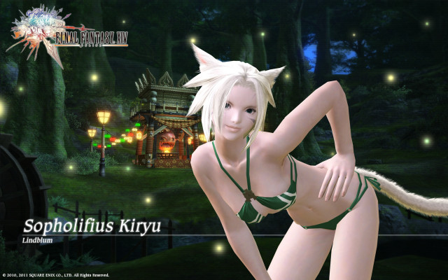 Woman bikini forest house firework free wallpaper - medium preview image