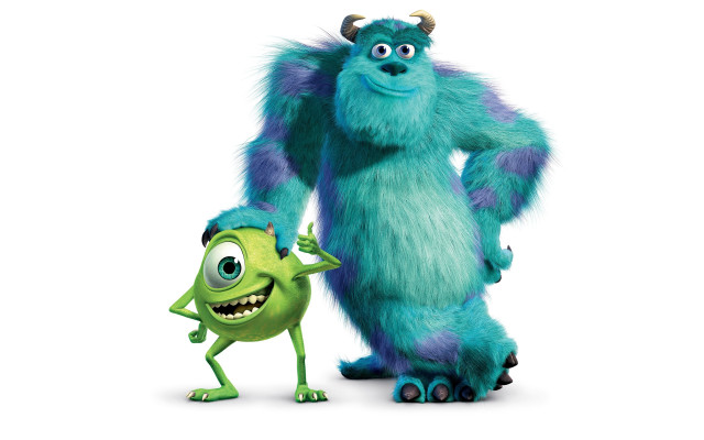 Green monsters furry animated smile free wallpaper - medium preview image