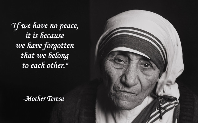Woman nun headdress quote image free wallpaper - medium preview image