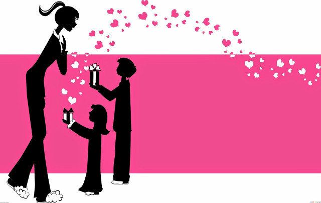 Woman child candle man box #2 free wallpaper - medium preview image