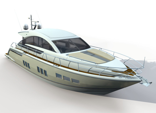 White boat brown stripe shadow free wallpaper - medium preview image