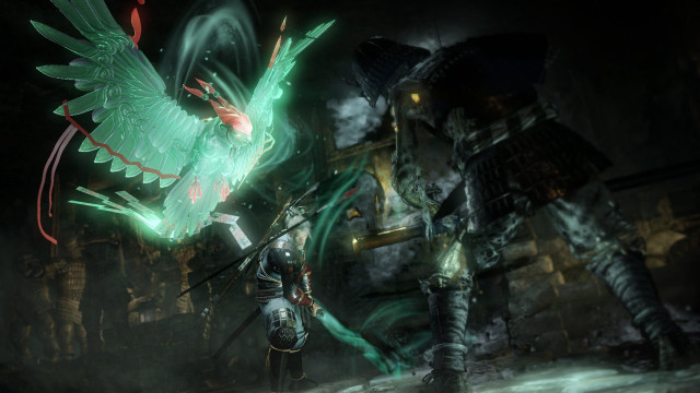 Man green bird dark room free wallpaper - medium preview image