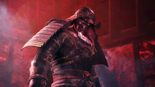 Man costume red lights smoke free wallpaper - medium preview image
