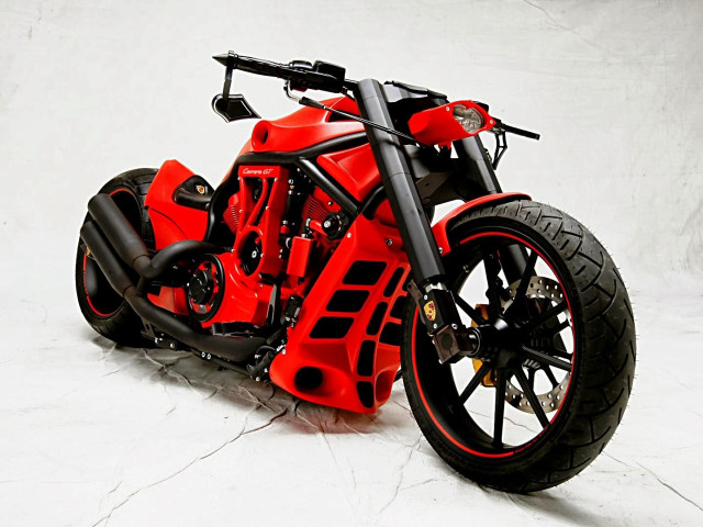 Red motorcycle white surface black free wallpaper - medium preview image