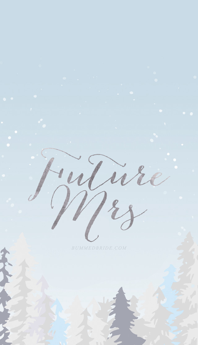 Snowy landscape trees words winter free wallpaper - medium preview image