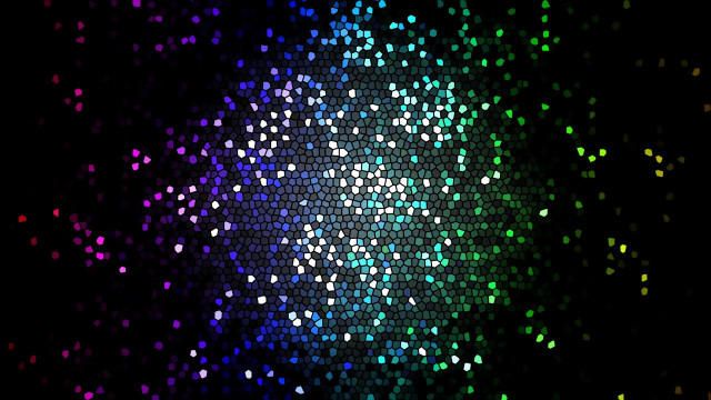 Colorful dots black background white #4 free wallpaper - medium preview image