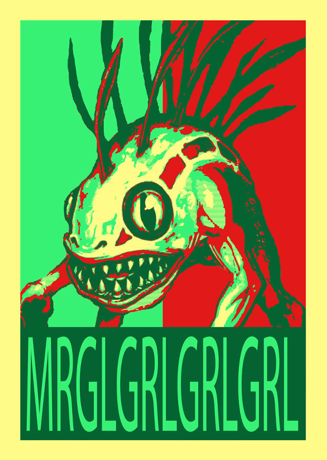 Monster mohawk poster mr grglgrrll free wallpaper - medium preview image