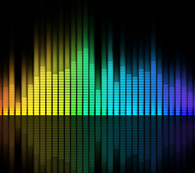 Colorful sound board black background #4 free wallpaper - medium preview image