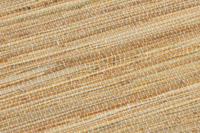 Woven brown stripe fabric mingei free wallpaper - medium preview image