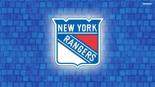 Rangers logo blue brick wall free wallpaper - medium preview image