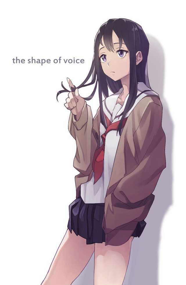 Girl school uniform pointing finger #2 free wallpaper - medium preview image