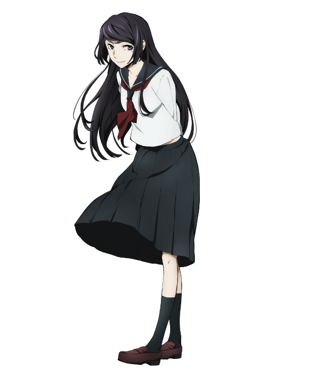 Ayako rokkaku schoolgirl uniform portrait free wallpaper - medium preview image