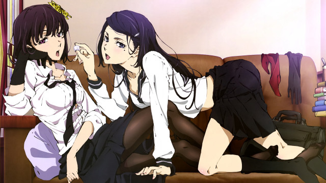 Girls couch backpack sitting lap free wallpaper - medium preview image