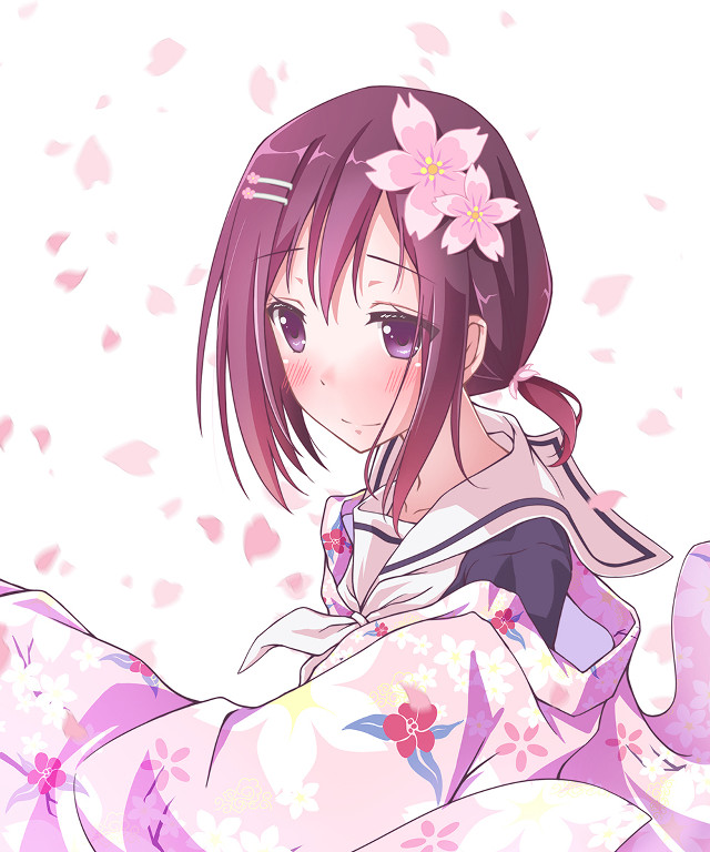 Girl flower hair pink dress free wallpaper - medium preview image