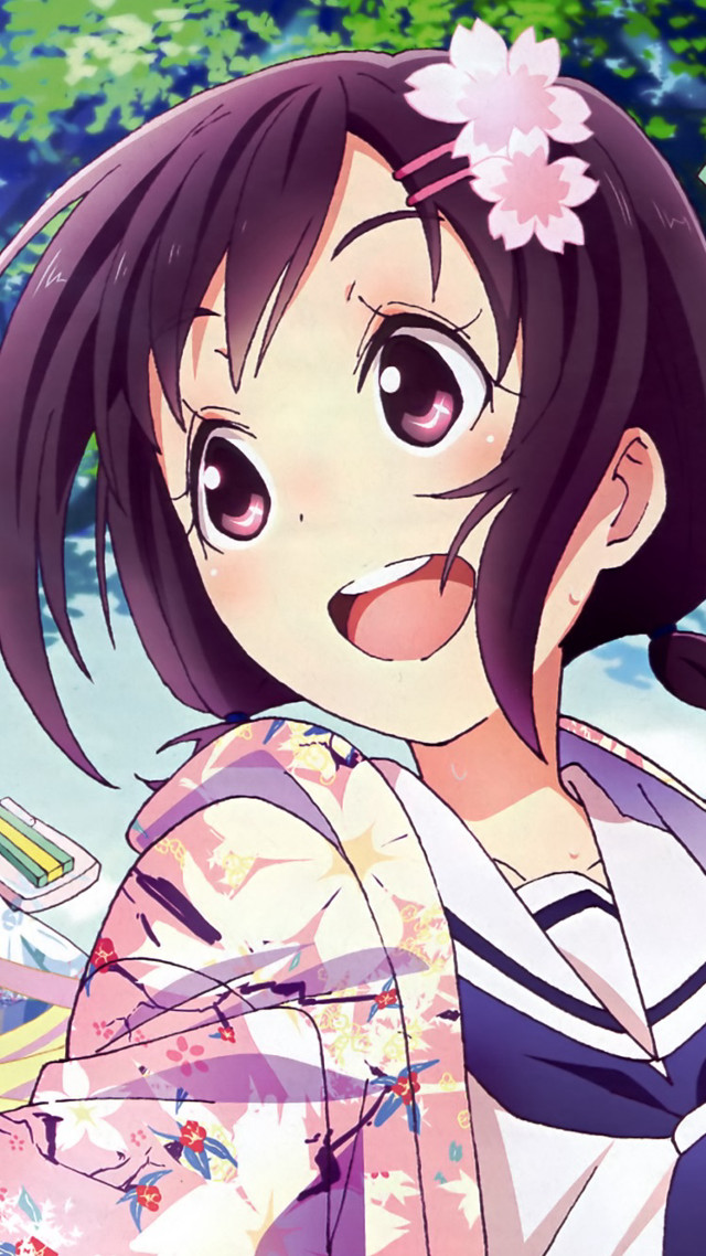 Girl flower hair flower hair free wallpaper - medium preview image