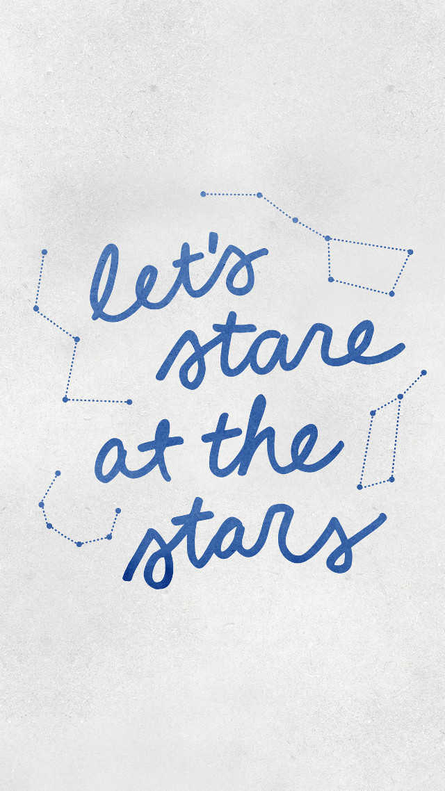 Lets stare at the stars free wallpaper for mobile - medium preview image