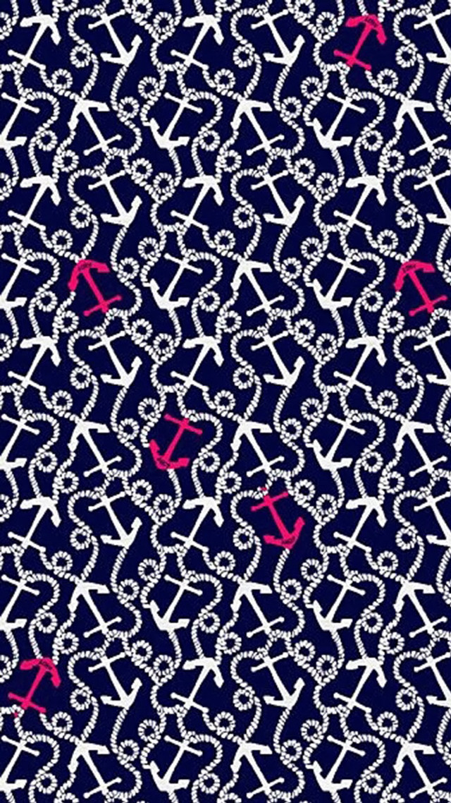 Blue white pattern pink background free wallpaper - medium preview image