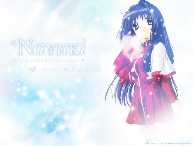 Anime girl blue hair red #2 free wallpaper - medium preview image