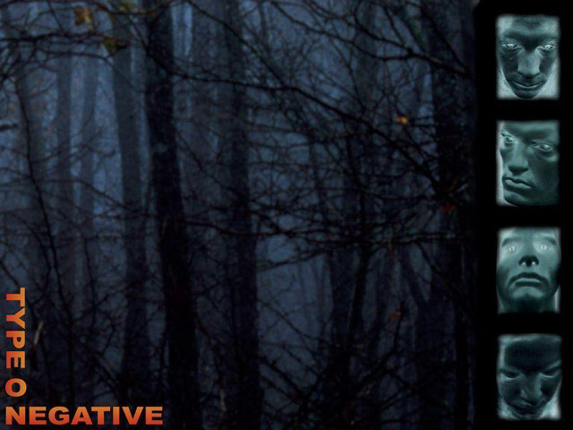 Creepy forest faces trees background free wallpaper - medium preview image